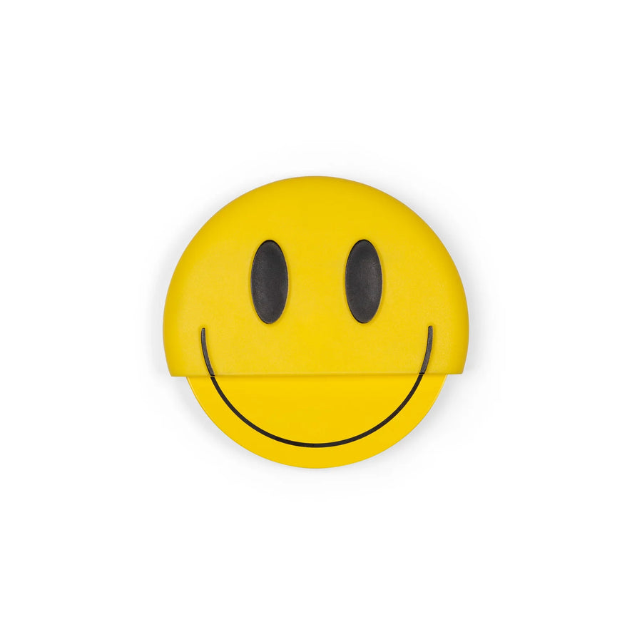 Coupe-pizza smile avec visage souriant et poignée ergonomique