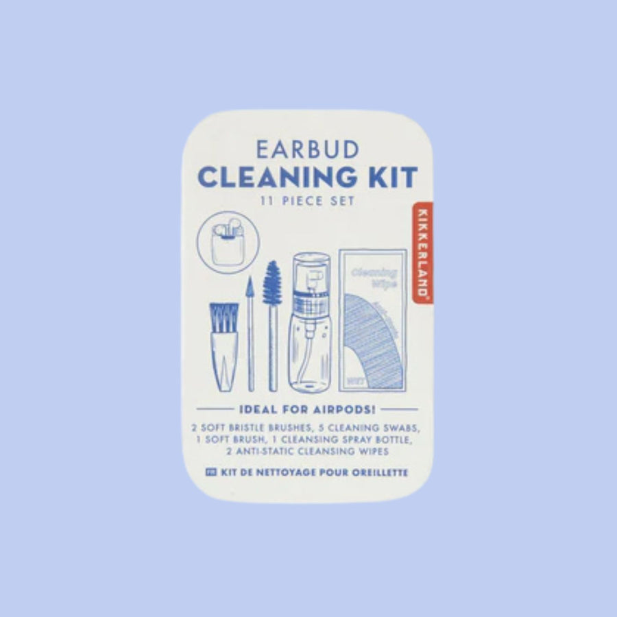 Kit de nettoyage pour écouteurs avec brosse et lingette