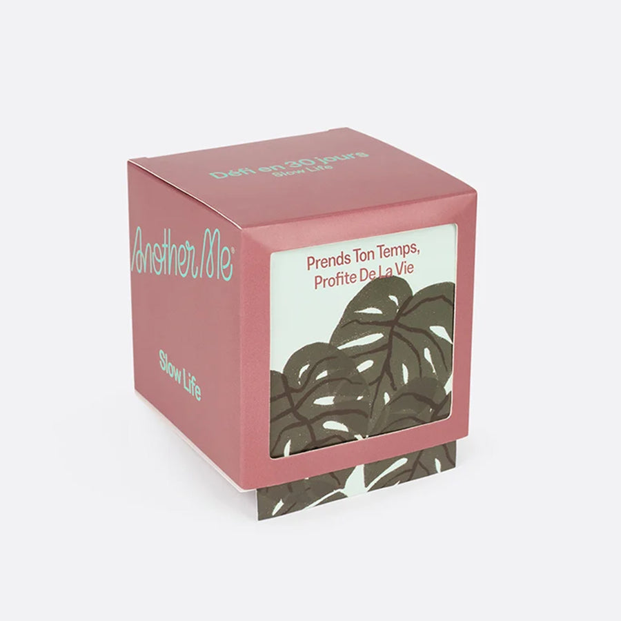 Illustration des défis Slow Life avec tickets colorés