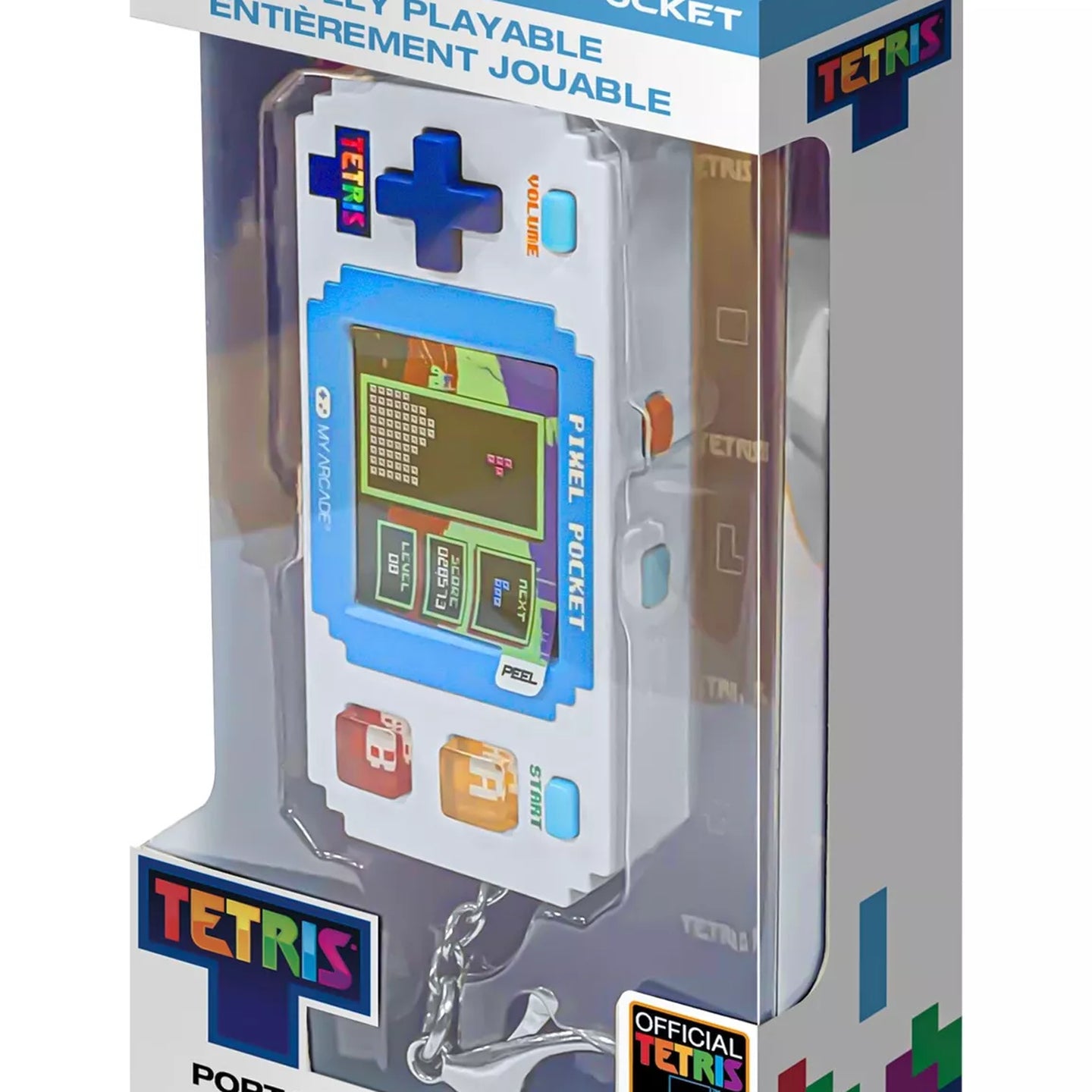 Mini console Tetris - porte clé