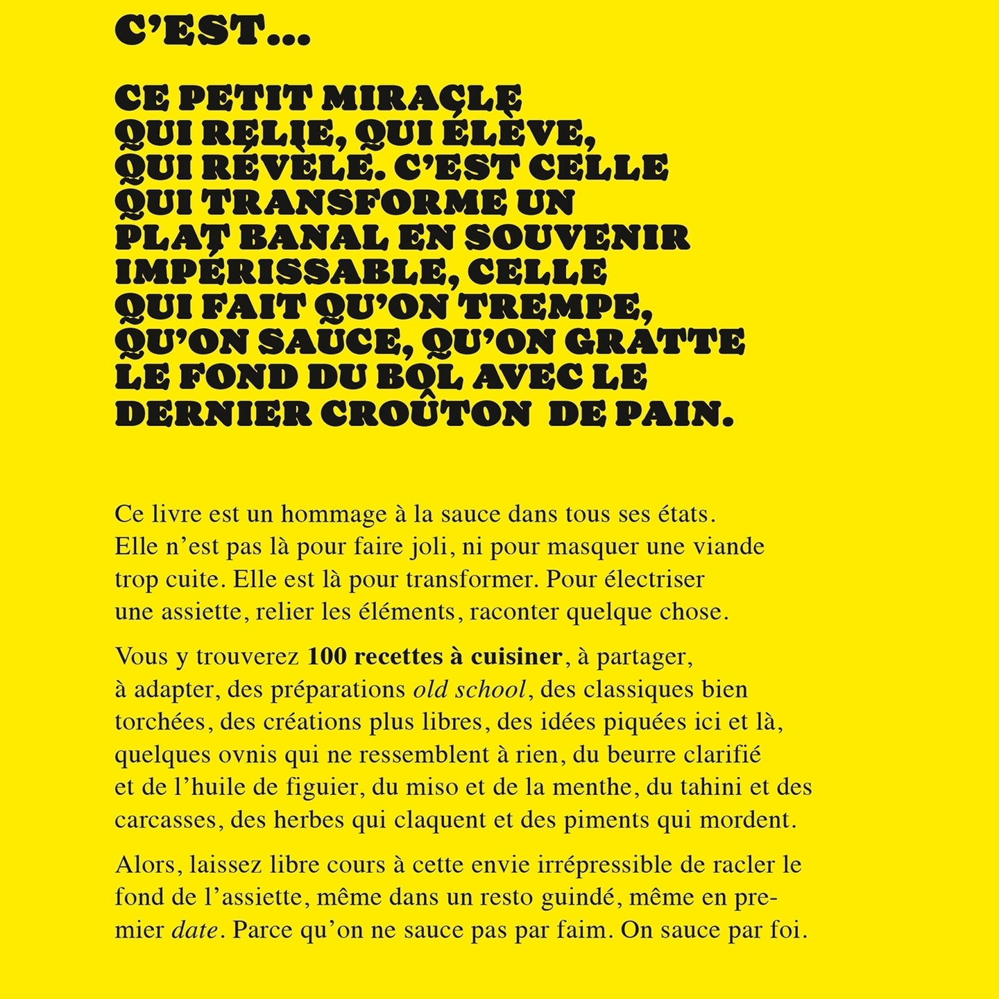 Livre - Saucer n'est pas tremper