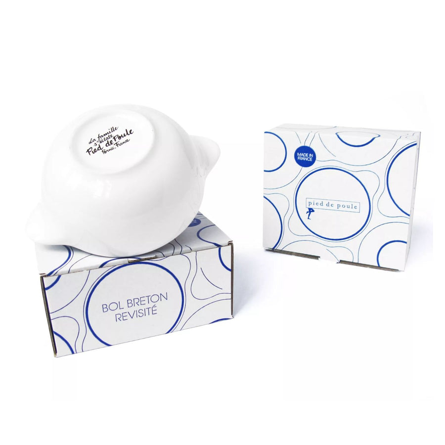 Bol breton vintage avec message d'amour en relief