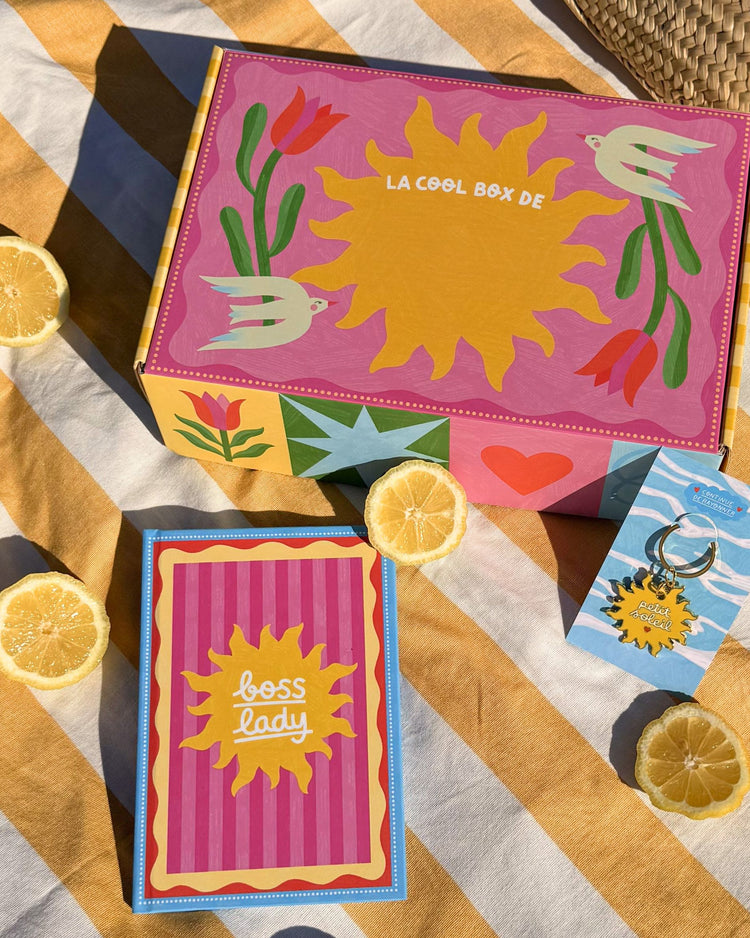 Coolbox personnalisée avec motif coloré et espace pour texte