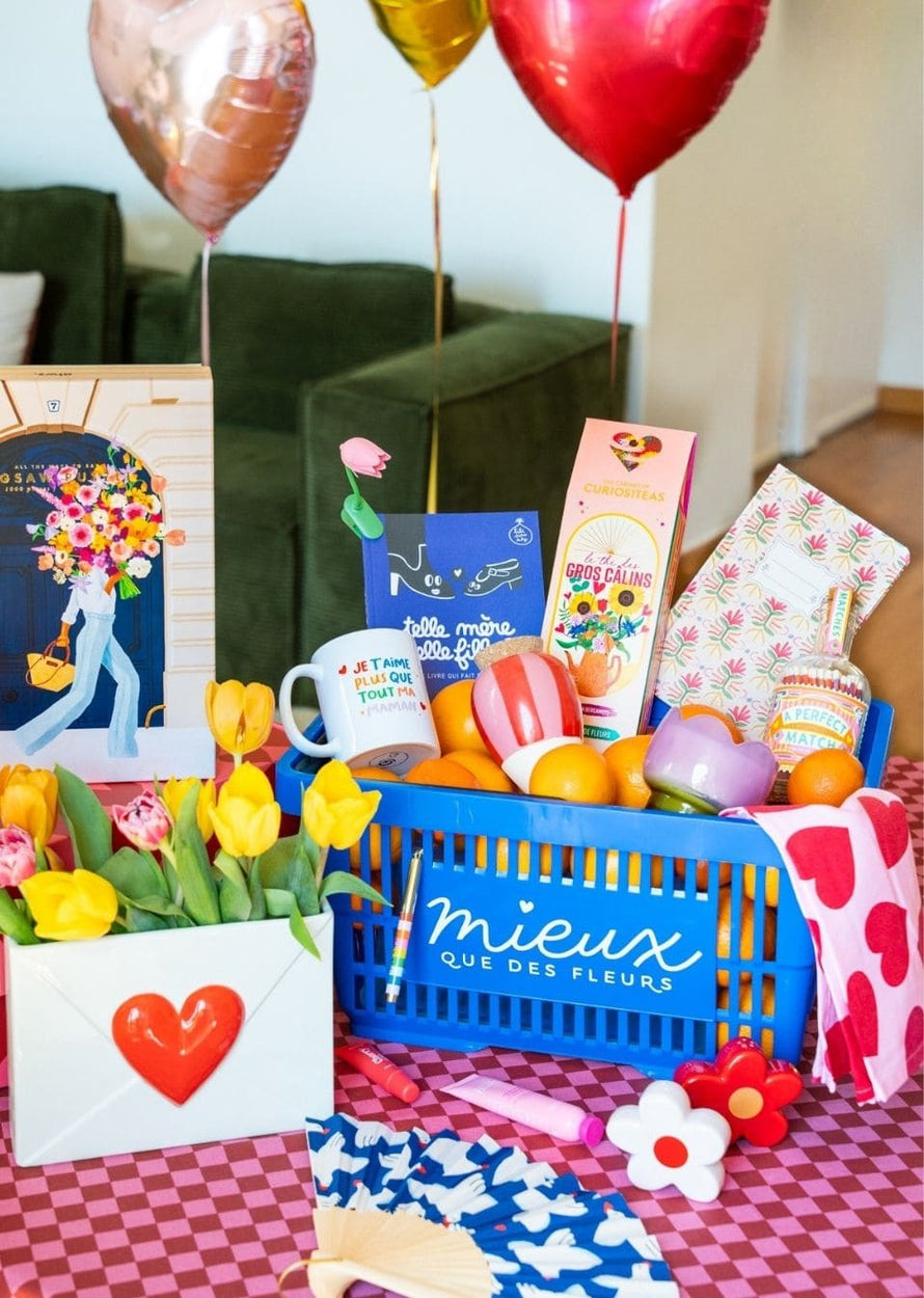 Présentation de la collection de cadeaux pour la fête des mères