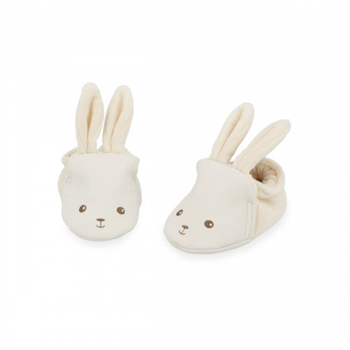 Coffret de naissance avec doudou lapin et chaussons doux