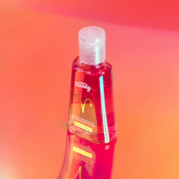 Gel pour les mains avec motif du signe du Bélier.