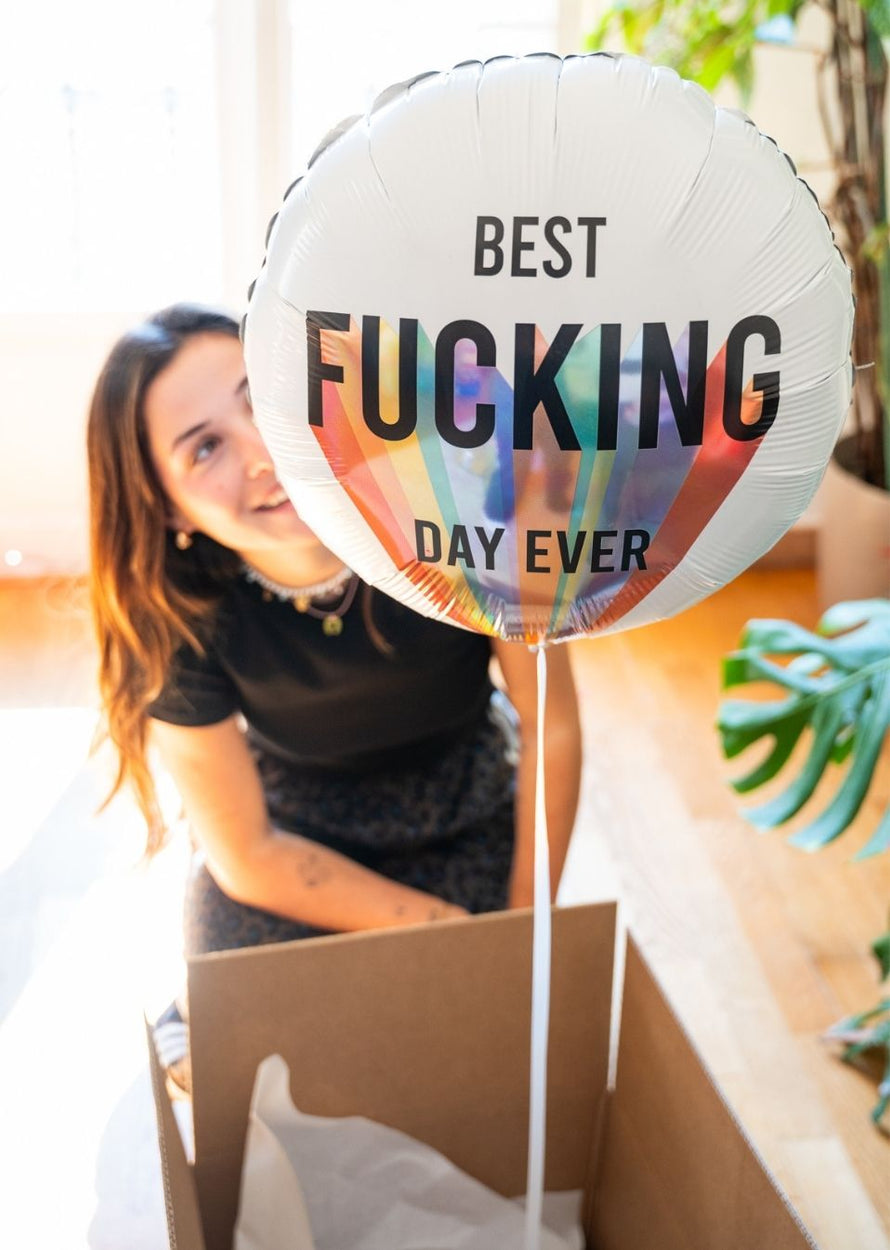 Ballon Best Fucking Day Ever pour l'été