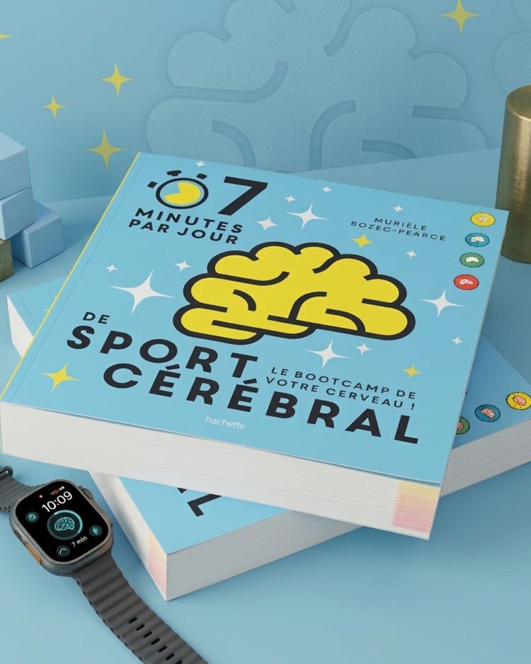 Couverture du livre sur l'entraînement cérébral, vue de face