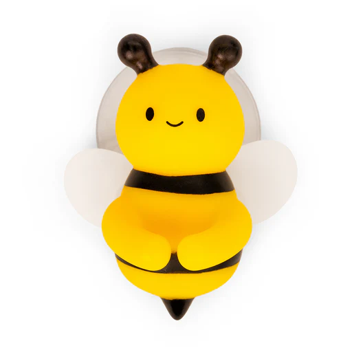 Porte-brosse à dents abeille avec ventouse, angle latéral