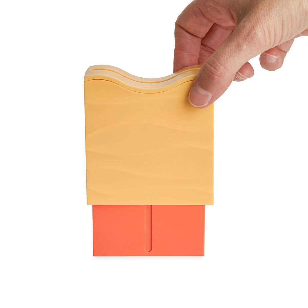Porte cure-dents en forme de crabe avec pinces ouvertes