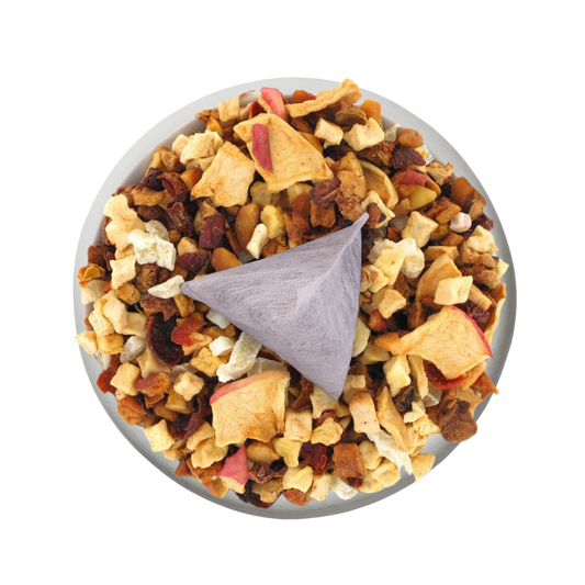 Boîte de thé personnalisée avec infusette caramel beurre salé