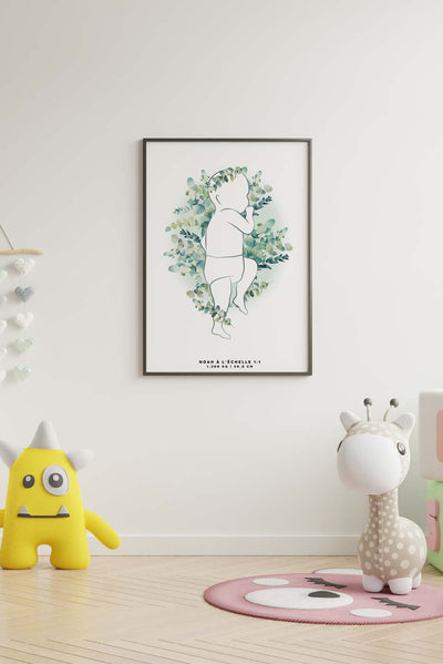 Affiche de naissance personnalisée - Mieux Que Des Fleurs