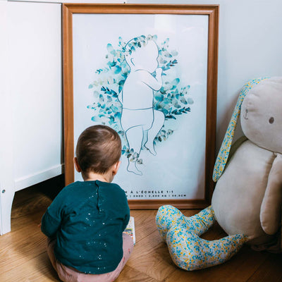 Affiche de naissance à personnaliser - Mieux Que Des Fleurs