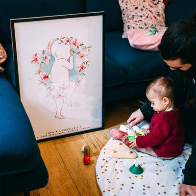 Affiche de naissance à personnaliser - Mieux Que Des Fleurs