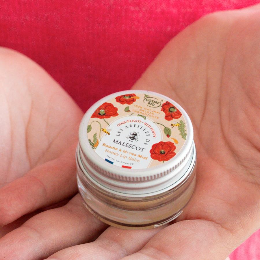 Baume à levres coquelicot : Les Abeilles de Malescot