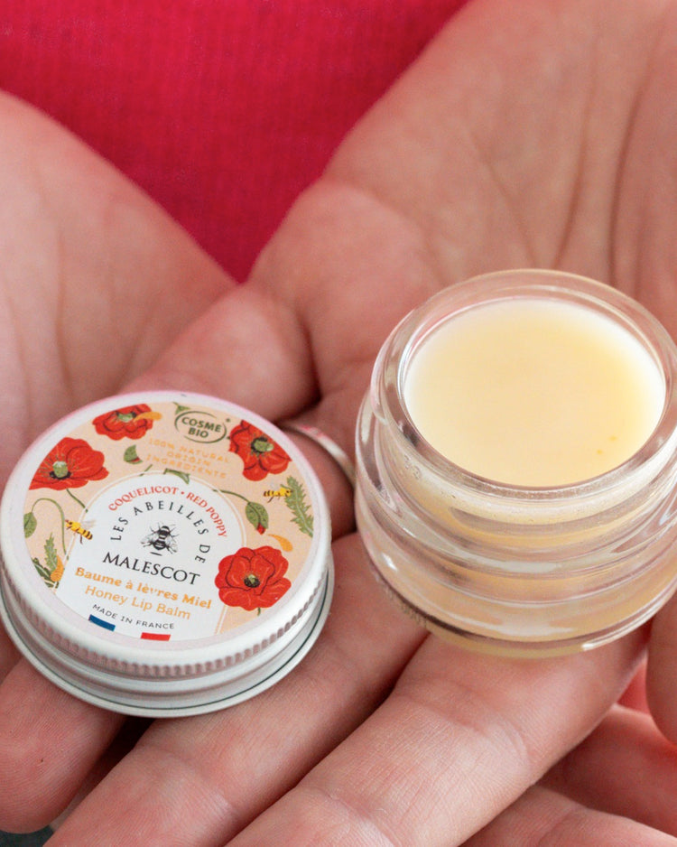 Baume à lèvres coquelicot