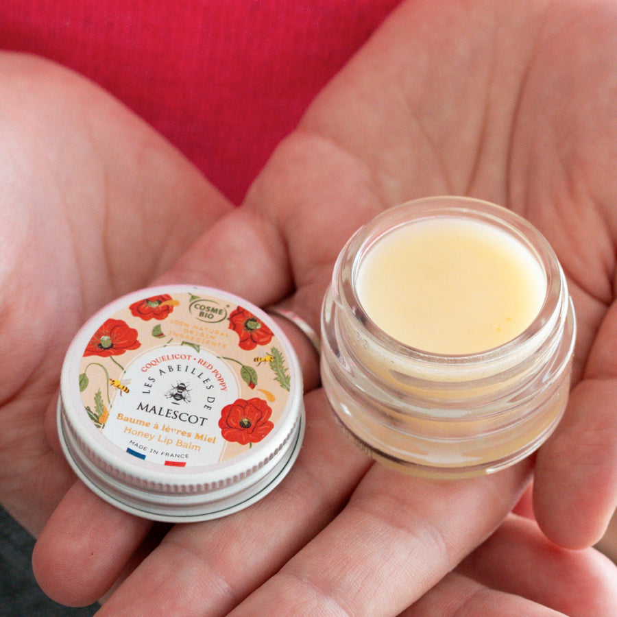 Baume à lèvres coquelicot