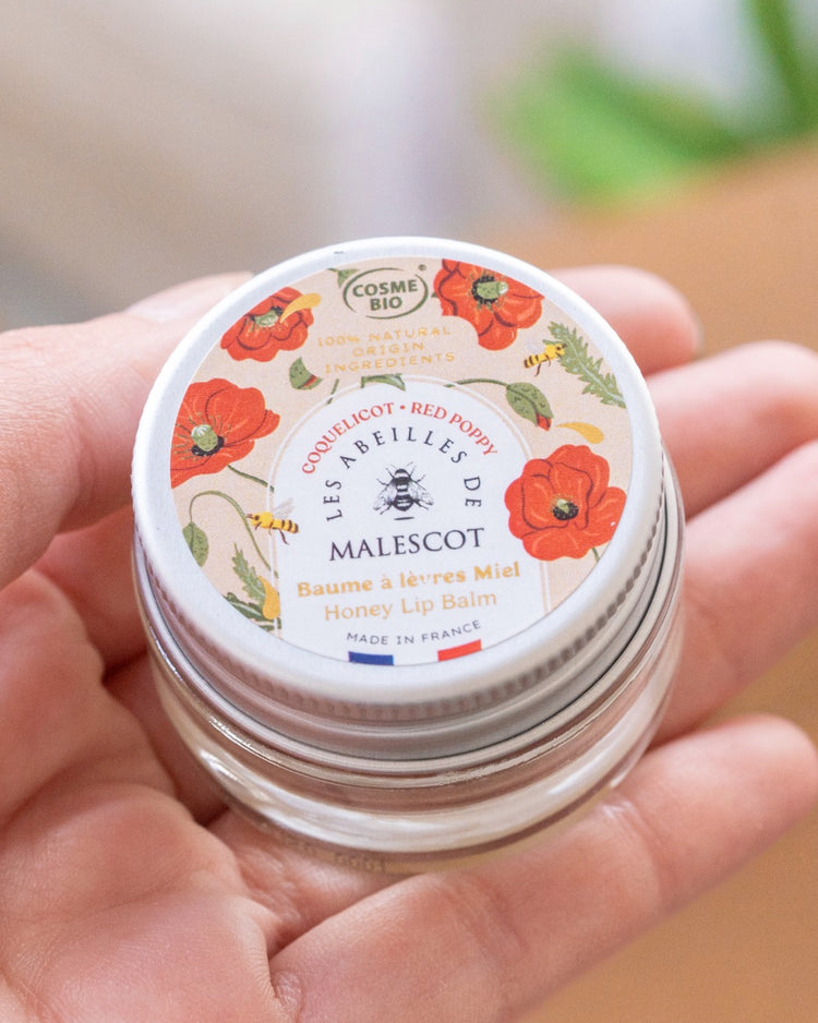 Baume à lèvres coquelicot