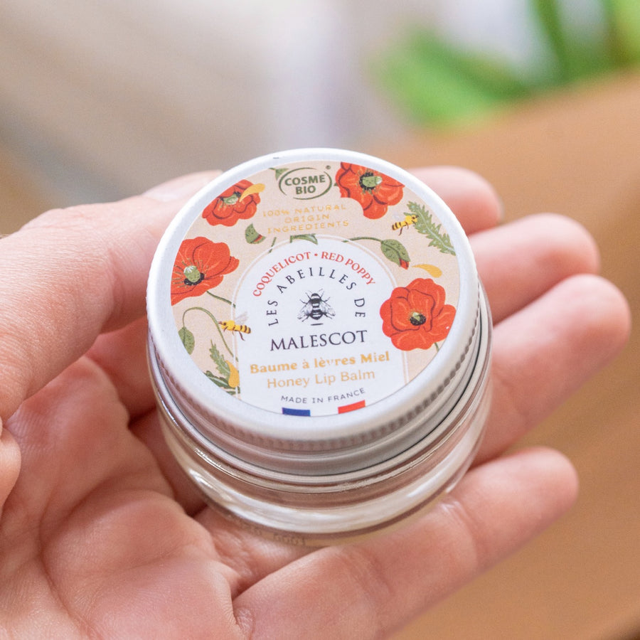 Baume à lèvres coquelicot