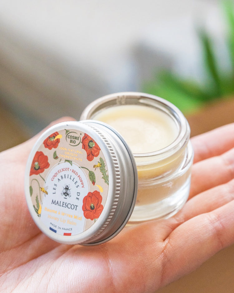 Baume à lèvres coquelicot