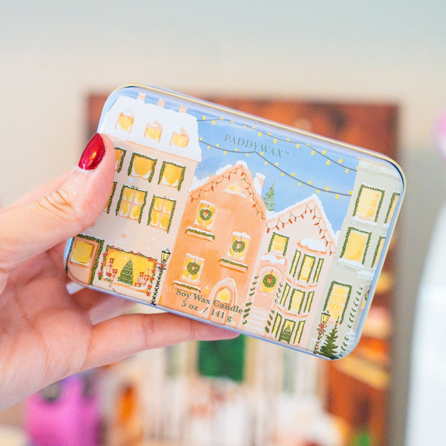 Bougie magie de Noël avec une texture douce et chaleureuse