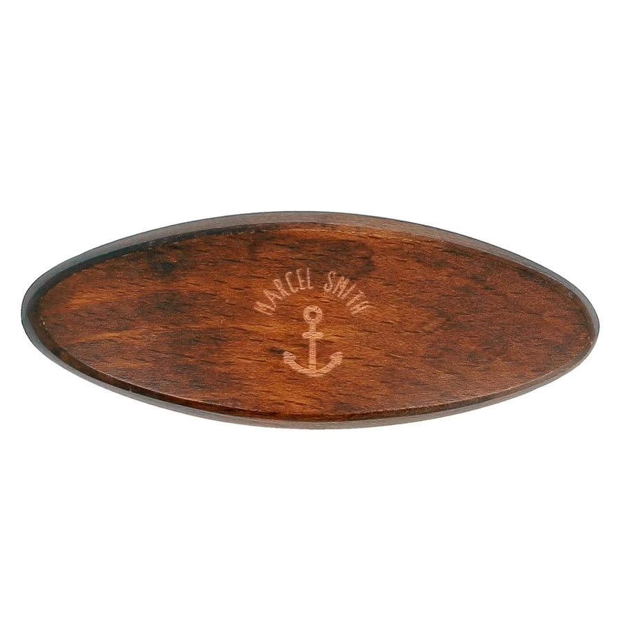 Brosse à barbe en bois avec poils en sanglier et nylon