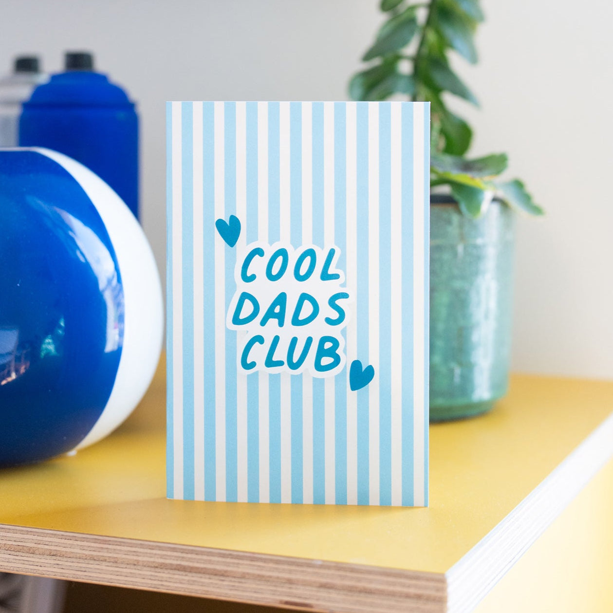 Carte de voeux Cool Dad Club avec illustration humoristique