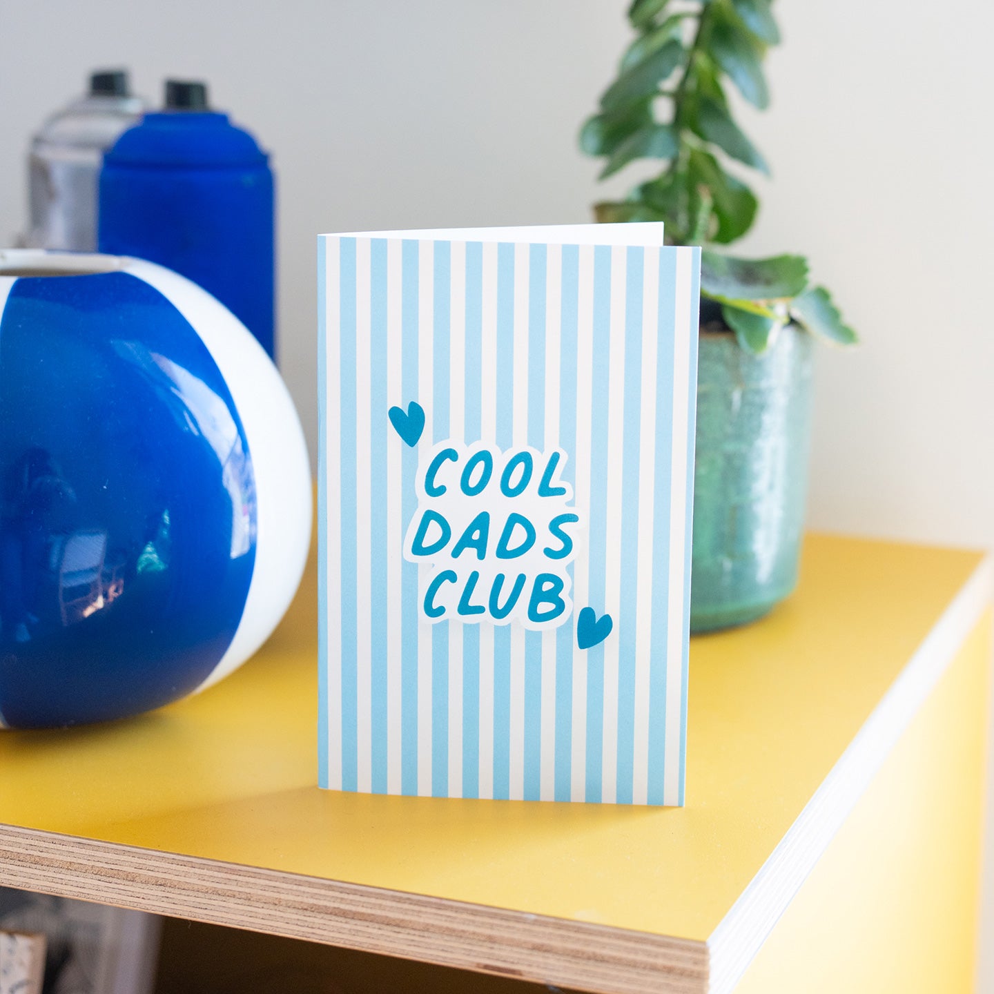 Carte de voeux Cool Dad Club avec illustration humoristique
