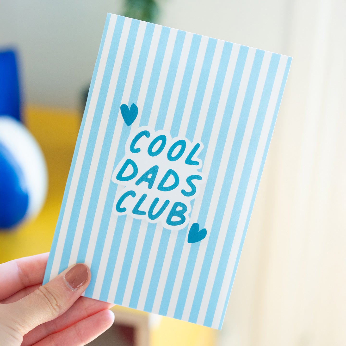 Carte de voeux Cool Dad Club avec illustration humoristique