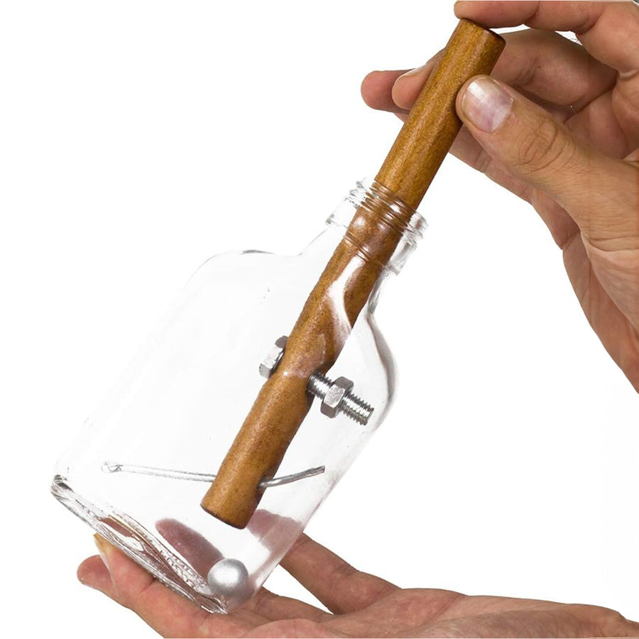 Casse-tête Cigare de Churchill avec bille en bois visible