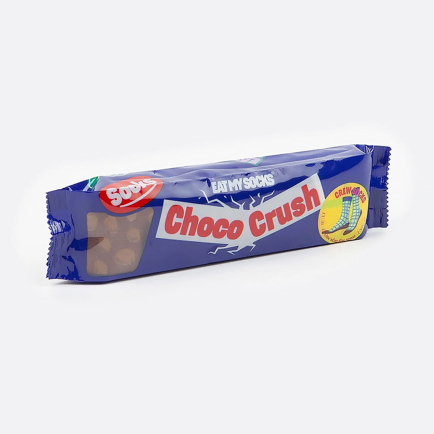 Chaussettes motif barre chocolatée avec détails croustillants