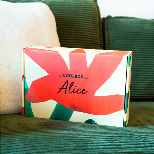 Coolbox personnalisable avec motif coquelicot vibrant