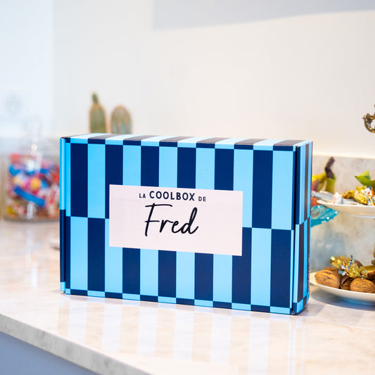 Coolbox personnalisable avec motif rayé coloré