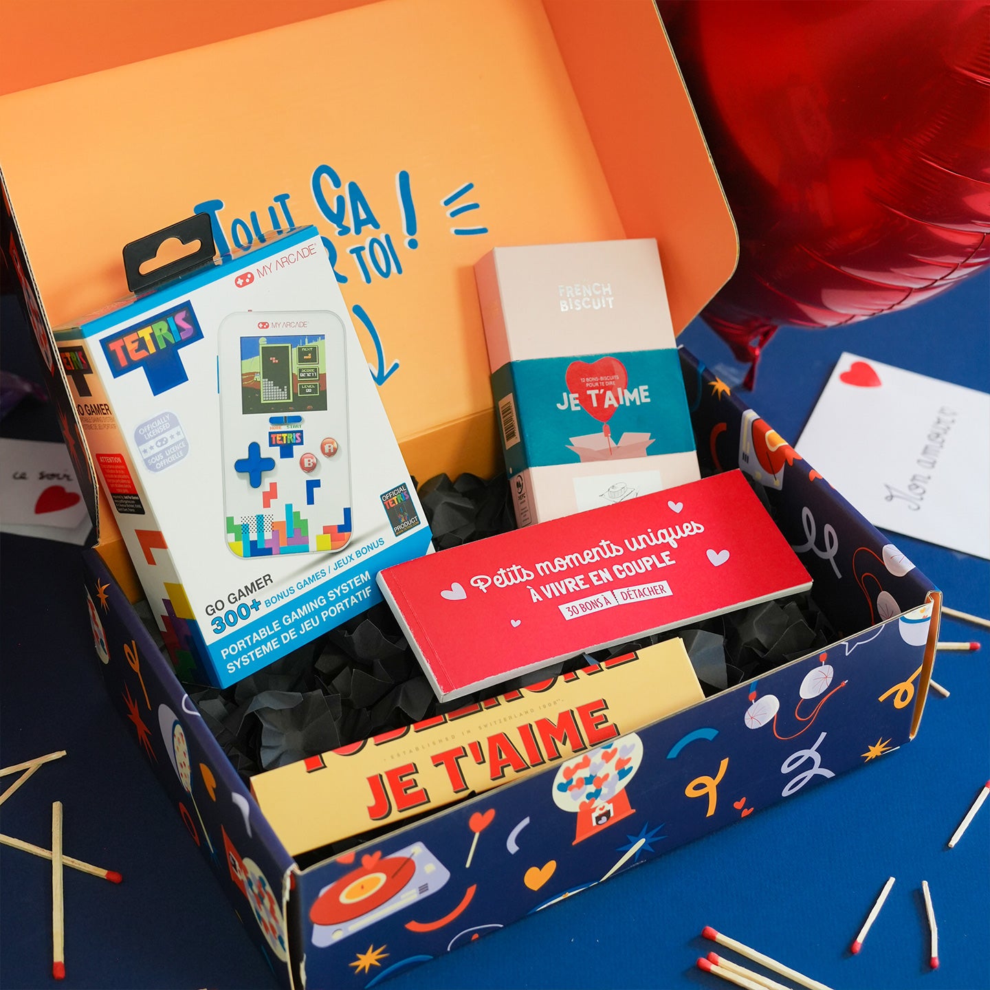 Cool box personnalisable avec illustration colorée et cadeaux