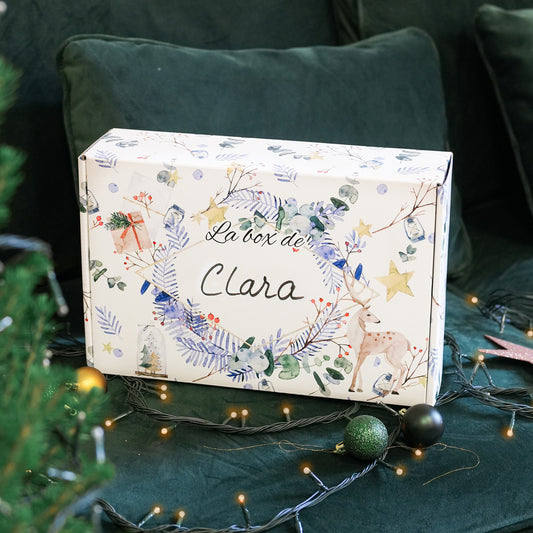 Cool box personnalisable avec motif festif et illustration colorée.