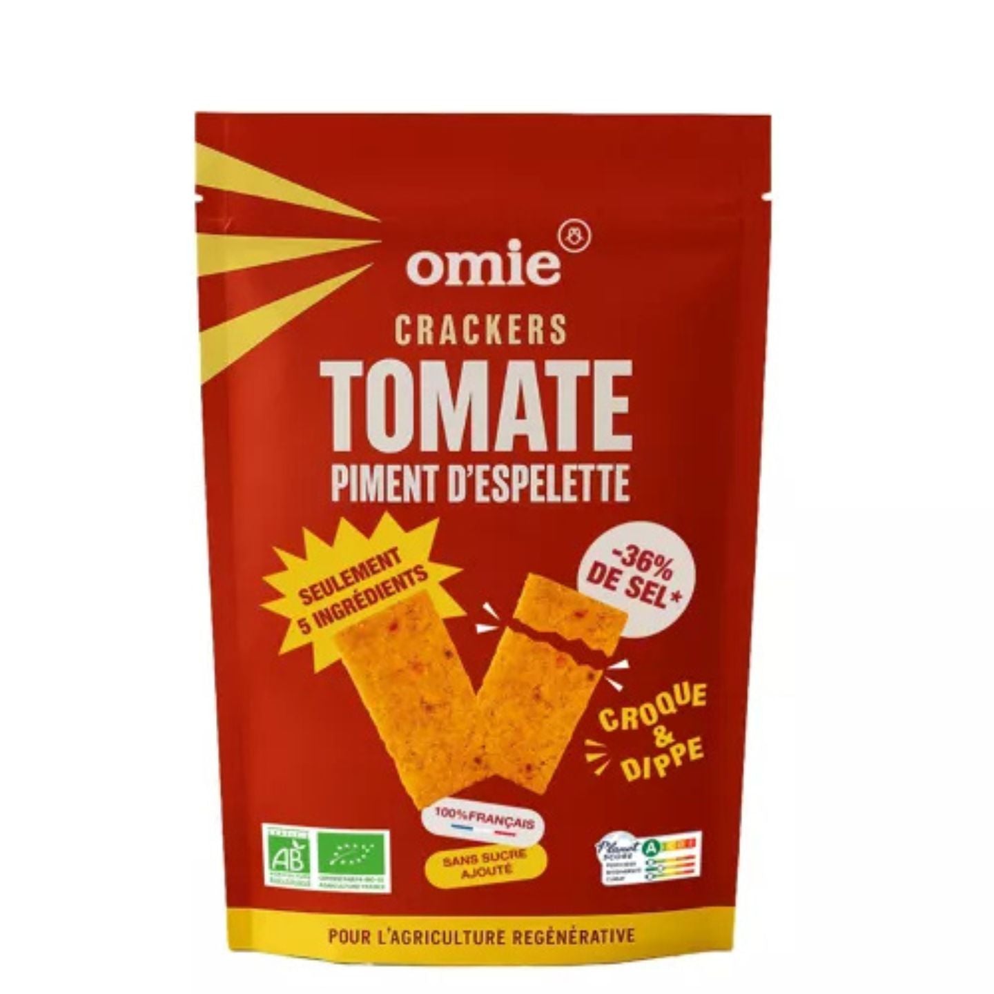Crackers tomate AOP bio