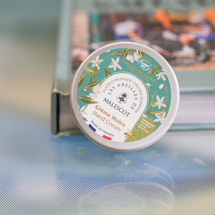 Crème mains Fleur d'oranger en tube avec texture crémeuse