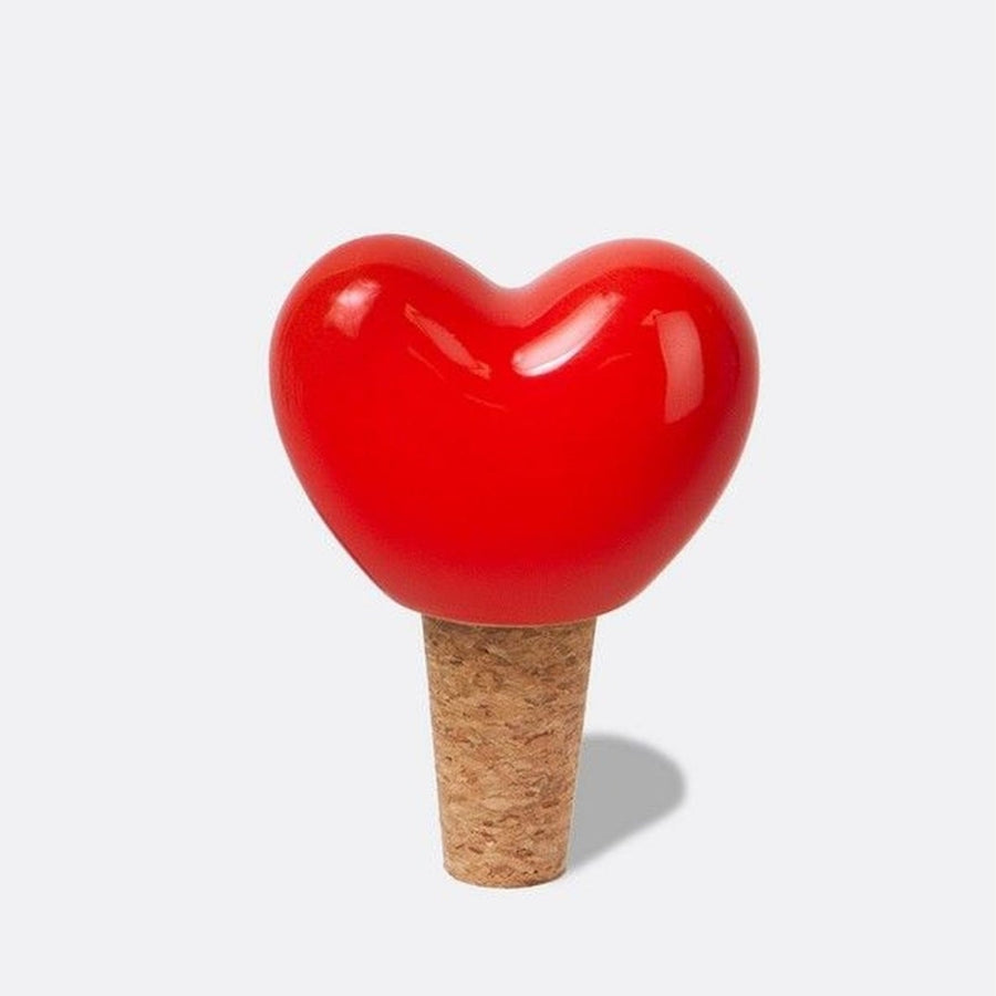 Bouchon de bouteille en forme de cœur avec texture lisse