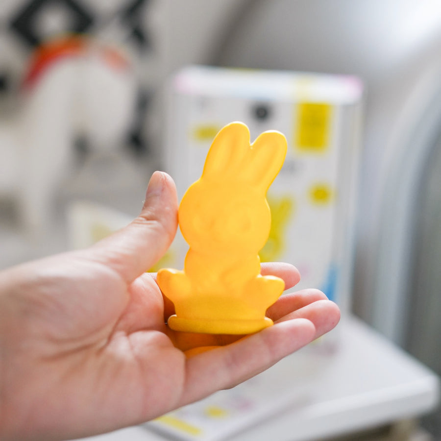 Kit DIY pour fabriquer un savon en forme de lapin.