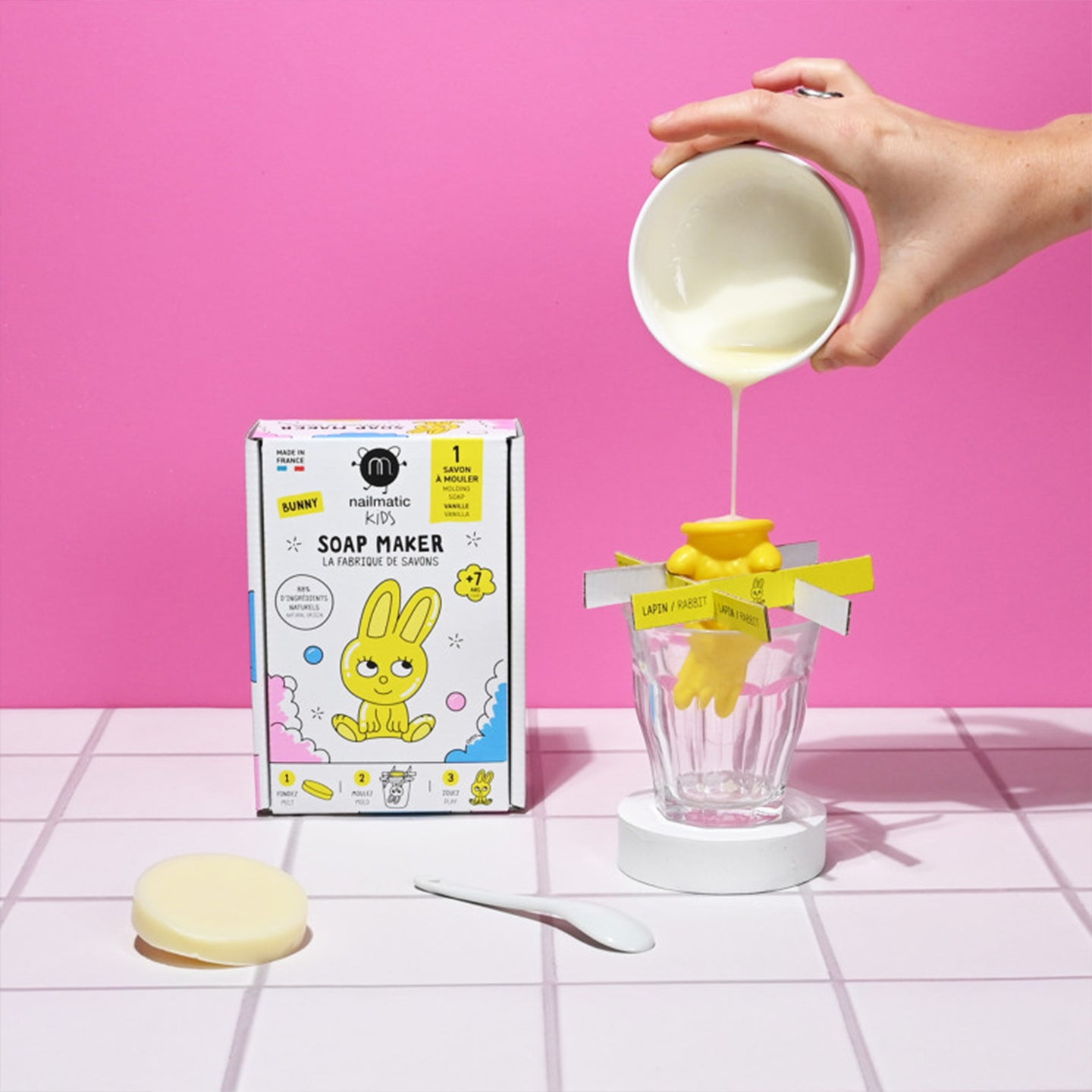 Herenear Kit Fabrication Savon Pour Enfants, Set De Savon DIY Pour Adultes 500 G De Base De Savon Et 6 Moules 1013319 Herenear Kit Fabrication Savon Pour Enfants, Set De Savon DIY Pour Adultes 500 G De Base De Savon Et 6 Moules 1013319