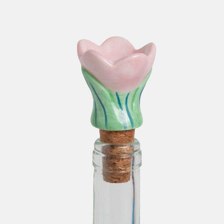 Bouchon de bouteille en forme de tulipe, vue de face