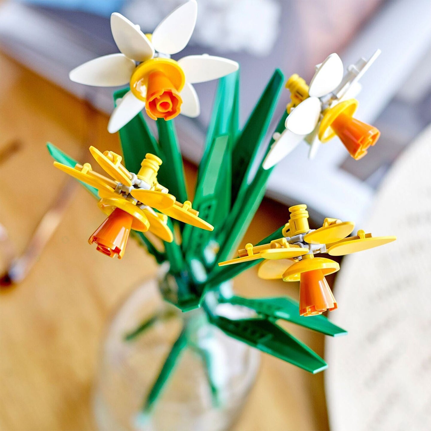 Bouquet de jonquilles Lego avec détails en jaune vif