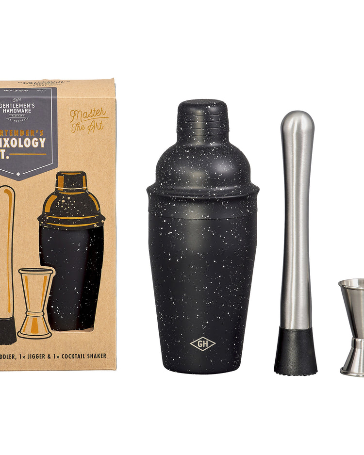 Kit de mixologie avec accessoires en acier inoxydable