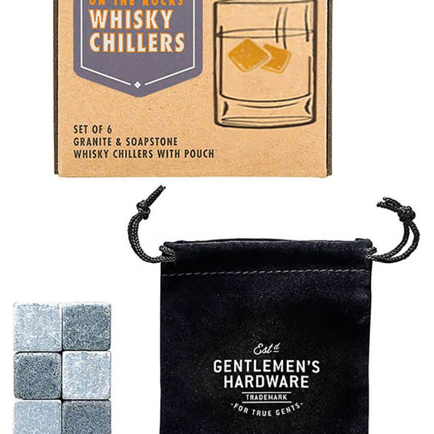 Pierres à whisky en forme de cubes, prêtes à rafraîchir votre verre