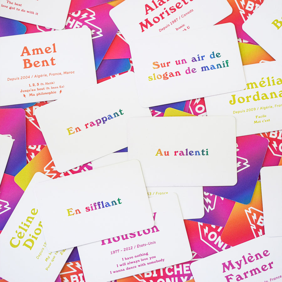 Boîte du jeu Bad Bitches Only avec design coloré et audacieux.