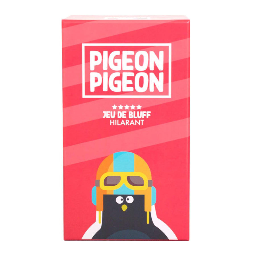 Boîte du jeu Pigeon Pigeon avec illustrations humoristiques