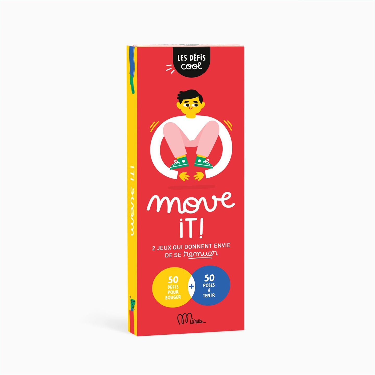 Jeu Move it avec cartes colorées et illustrations ludiques