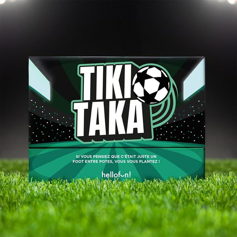 Jeu de cartes Tiki Taka avec illustrations de football