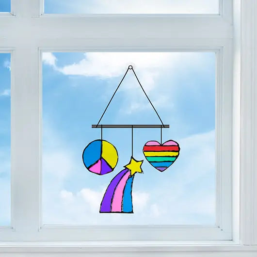 Kit DIY attrape soleil avec détails colorés et textures variées