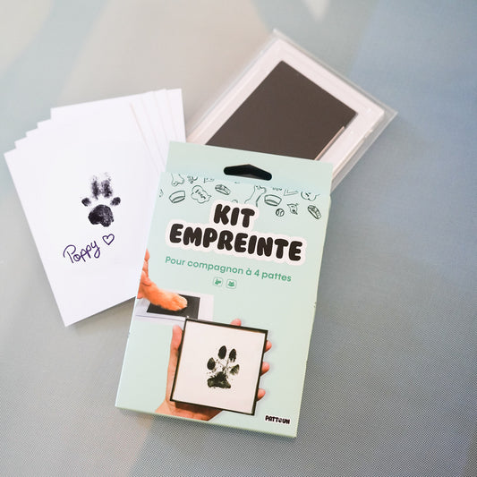 Kit d'empreinte pour animaux avec empreintes détaillées